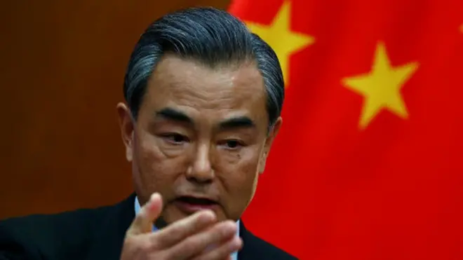 චීන විදේශ ඇමති වැන්ග් යී (W ang Yi)