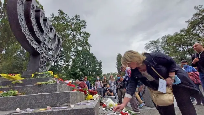 یادمان هولوکاست در کیف پایتخت اوکراین