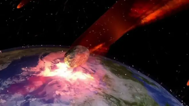 భూమిని ఢీకొట్టిన ఉల్క