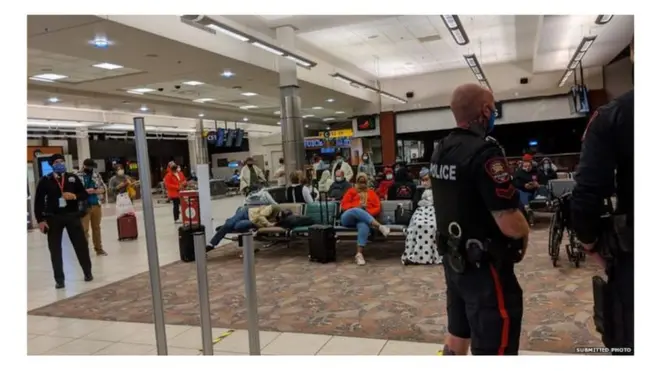 تسبب الحادث بتذمر الركاب