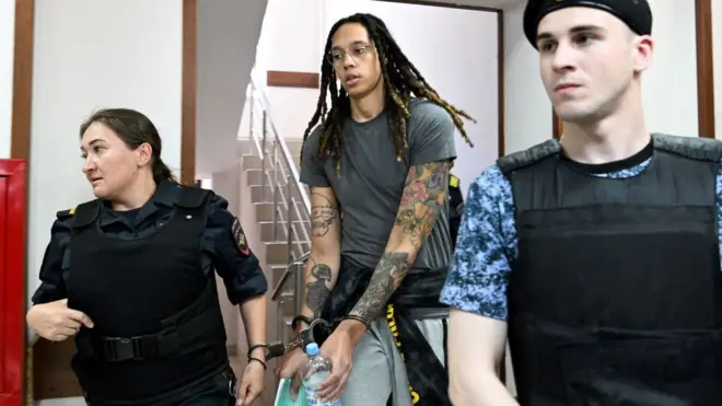 Бриттни Грайнер в Химкинском суде