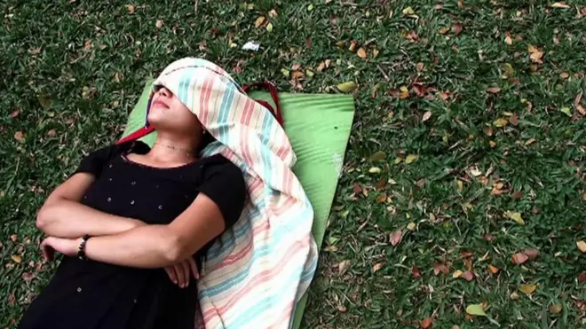 Spavanjem u parku do boljih prava