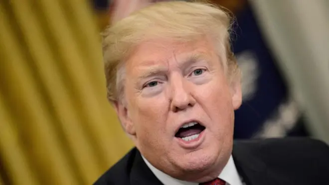 La entrevista con el mandatario de Estados Unidos fue grabada el viernes.