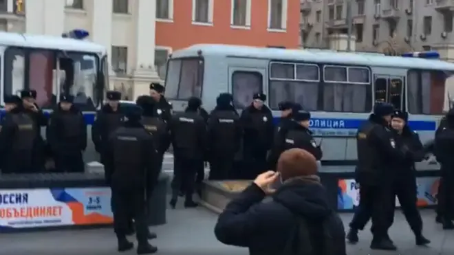 Задержания в Москве