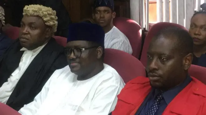 Maina as im appear for court today