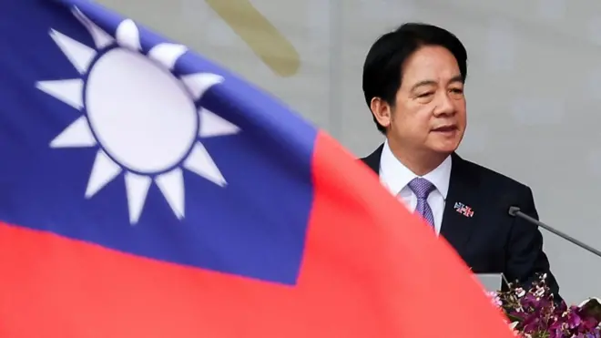 台湾总统赖清德上任后首次在中华民国“双十”国庆大会发表演说