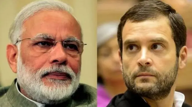 नरेंद्र मोदी और राहुल गांधी