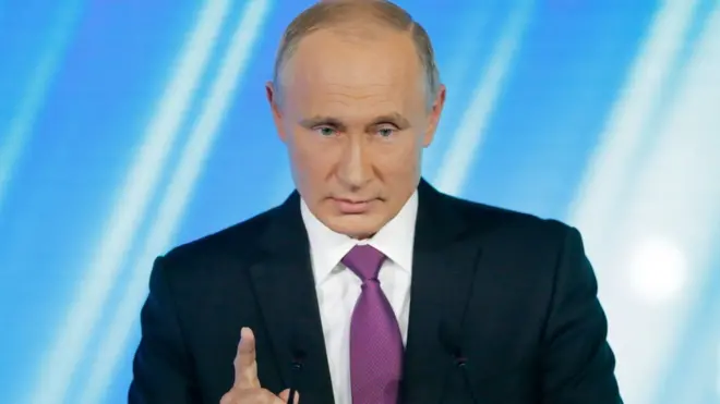 President Trump talk say President Putin tell am 'No' wen e ask am again and again if Russia put mouth for US election.