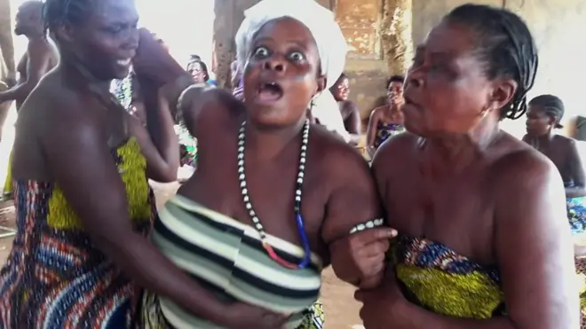 Voodoo ceremony in Togo