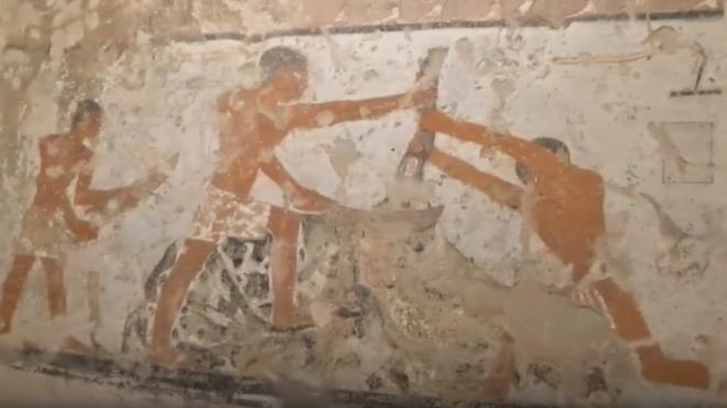 Фрески 4400-летней давности удивительно хорошо сохранились