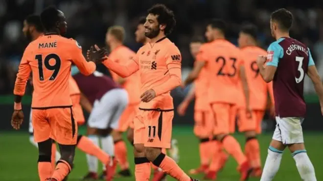 محمد صلاح سجل 36 هدفا خلال مشاركته في آخر 76 مباراة في الدوري شارك فيها مع ليفربول الانجليزي وناديه السابق روما الإيطالي