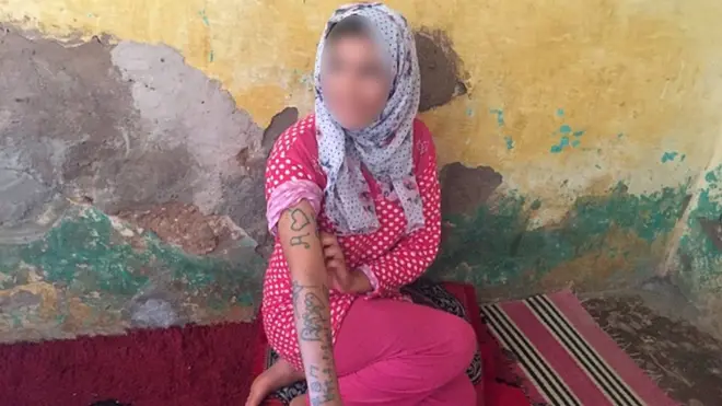 L'adolescente Khadija âgée de 17 ans.