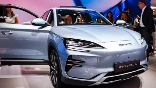 BYD электромобили тақдимоти