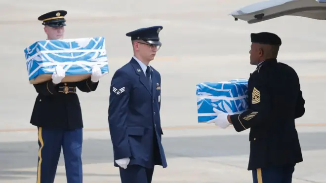 కొరియా అస్తికల అప్పగింత