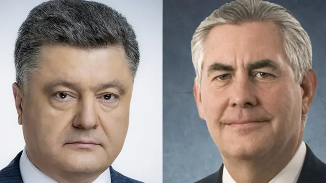 Порошенко і Тіллерсон