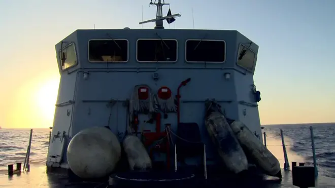 Patrols in Libya against migrant