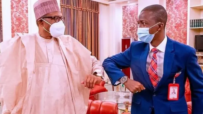 Aarẹ Buhari ari alaga ajọ EFCC tuntun, Bawa