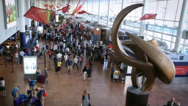 Brussels' Zaventem airport. File photo