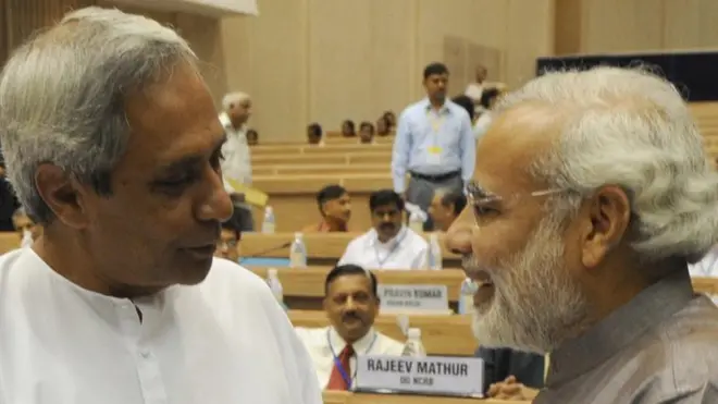नवीन पटनायक और नरेंद्र मोदी