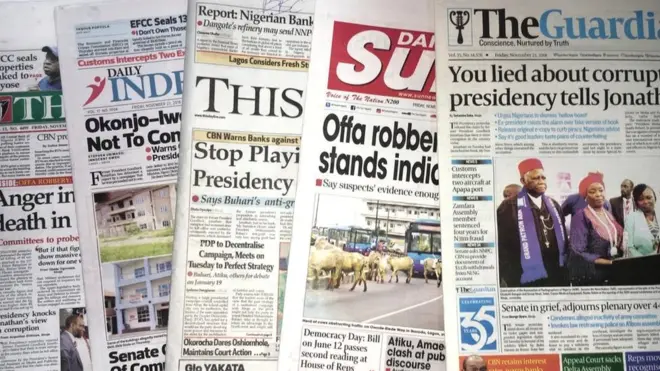 Nigerian newspapers