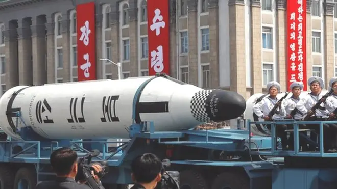 उत्तर कोरिया की पुकुकसांग मिसाइल.