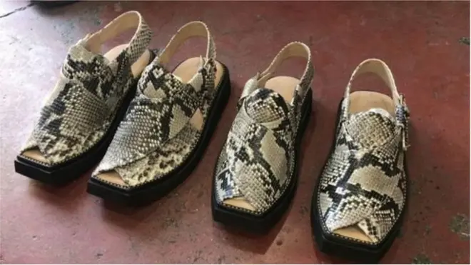 కొండచిలువ చెప్పులు