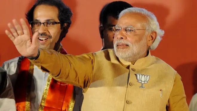 नरेंद्र मोदी और उद्धव ठाकरे