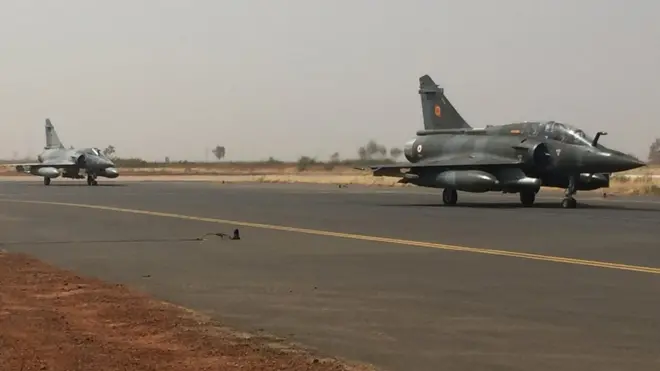 Deux avions de type Mirage 2000 ont effectué les frappes