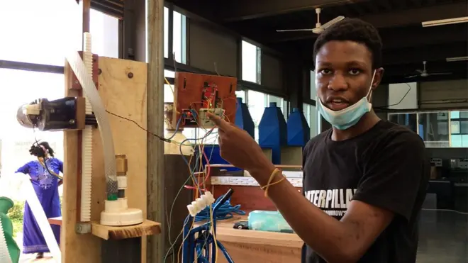 Ghana student wey build ventilator