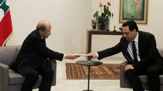 حسن دياب وميشال عون