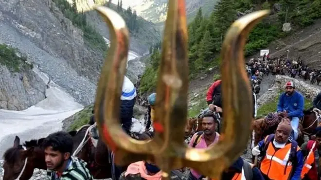 અમરનાથ યાત્રાનો ફોટોગ્રાફ