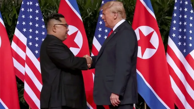 Kim e Trump