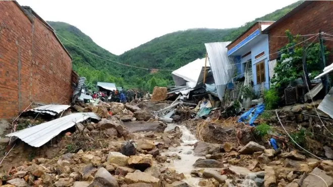 Xã Phước Đồng, Nha Trang (ảnh chụp hôm 18/11)