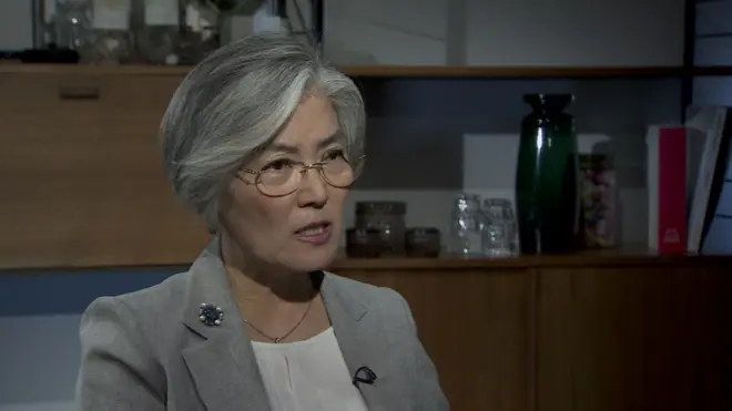 강 장관의 영국 방문은 취임 후 처음이다