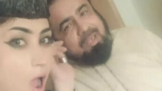 Ms Baloch appeared alongside Mufti Abdul Qavi in images uploaded on to social media