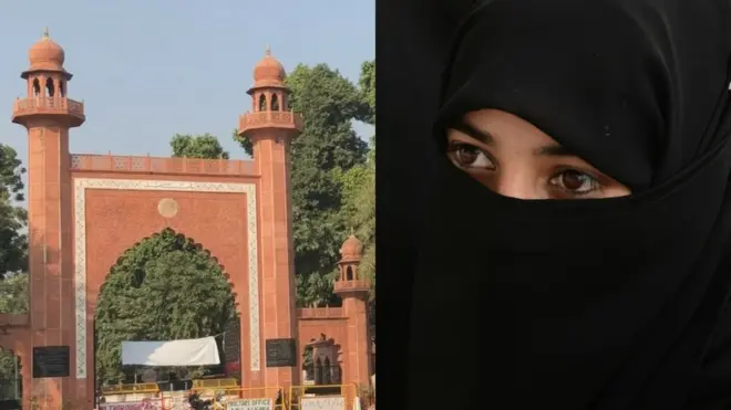 एएमयू कैंपस (बाएं), सांकेतिक तस्वीर