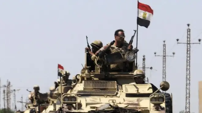 جنود مصريين في سيناء