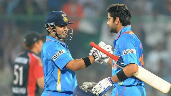 विराट कोहली और गौतम गंभीर