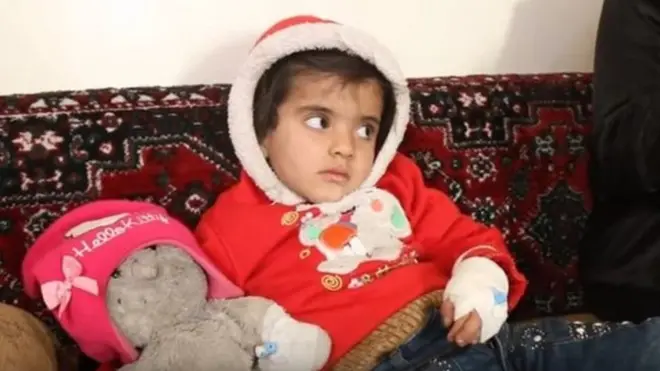 چار سالہ رامہ جو کہ لمفوما کا شکار ہیں کو آٹھ ماہ پہلے دوا ملی تھی۔