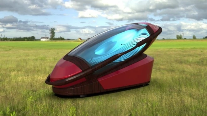 The pod can be placed anywhere and operated from the inside