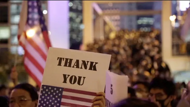 为什么示威者支持美国《香港人权与民主法案》