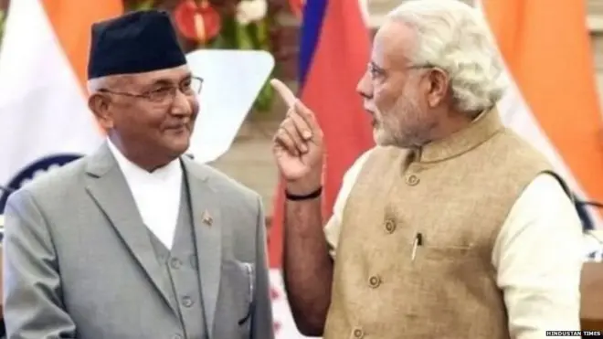 केपी शर्मा ओली और नरेंद्र मोदी