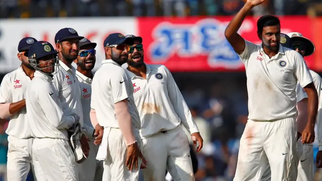 نیوزی لینڈ کا کوئی بیٹسمین روی چندرن ایشون کی نپی تلی بولنگ کا مقابلہ نہ کر سکا