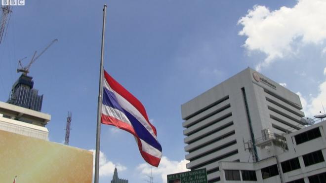 Thái Lan treo cờ rủ tưởng niệm Chủ tịch Trần Đại Quang