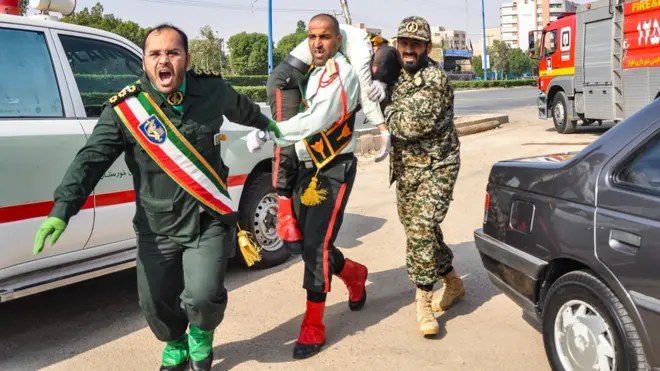 جانب من الهجوم