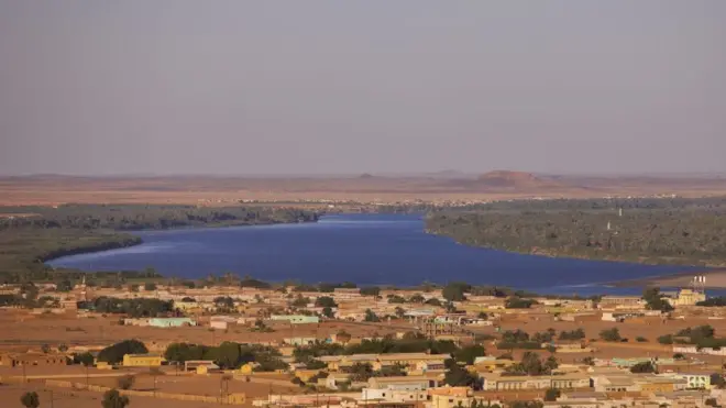 The boat capsized around 750km north of the capital Khartoum