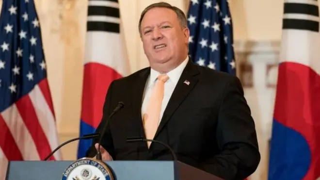 폼페오 미 국무장관은 북한이 한국처럼 번영을 누릴 수 있도록 미국이 도울 수 있다고 말했다