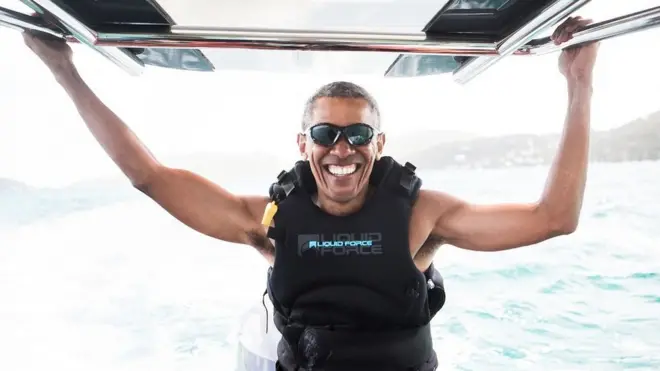 El expresidente Barack Obama pasó varios días en Islas Vírgenes Británicas, un archipiélago cercano a Puerto Rico.
