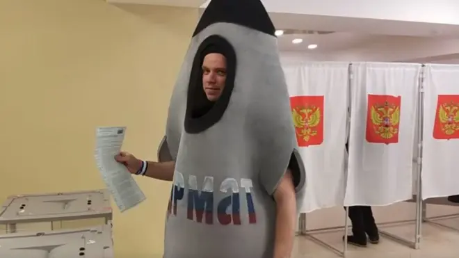 Человек в костюме Сармата