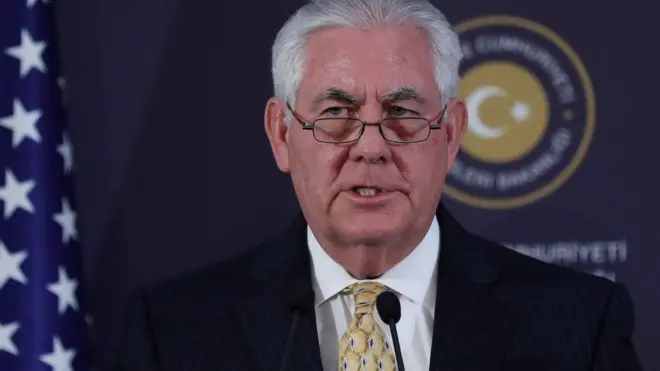 Imaaraatka ayaa la sheegay in ay doonayeen in shaqada laga eryo Tillerson